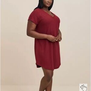 Soft Plush Waffle Lounge Gown